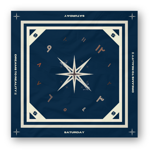 Arabic Dial - navy